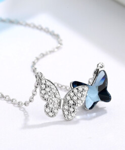 Double Butterflies Necklaces