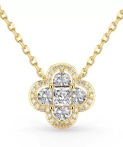 Gold Shine Leaf Necklace