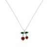 Silver Cherry Necklace