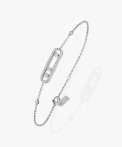 Three Sliding Diamonds Bracelet